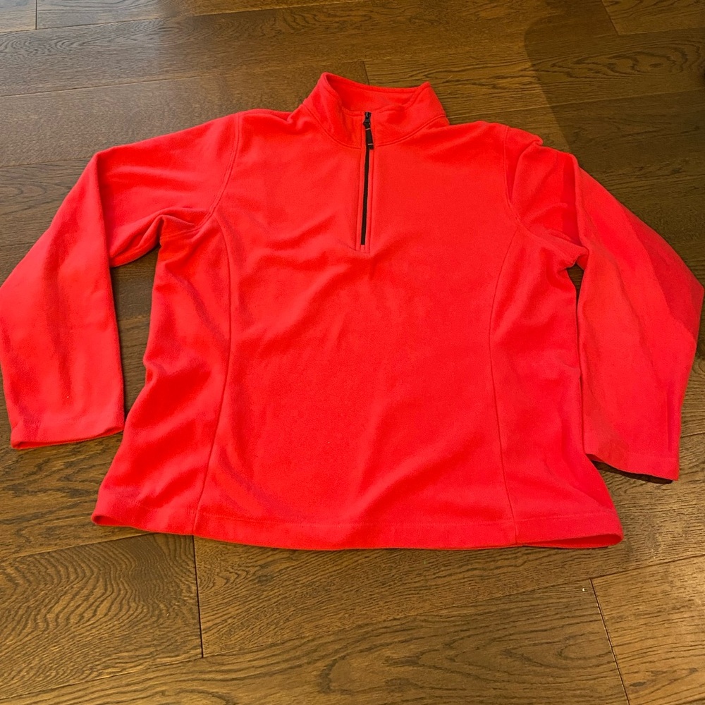 Lands End Quarter Zip Fleece